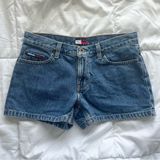 Tommy Hilfiger Vintage Tommy Jeans Y2K Denim Shorts Size 7 Photo 0