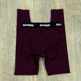 Ivy Park  Burgundy Full Length Leggings Photo 0