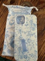 Loopy Cases Blue Toile iPhone 15 plus Loopy Case Photo 0