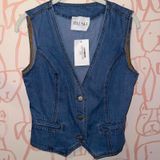 Blush  denim vest Photo 0