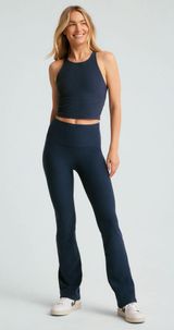 Beyond Yoga Spacedye Practice Core Navy High Waisted Bootcut Pant Photo 0