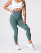 Forest Green Seamless Contour Leggings Photo 0
