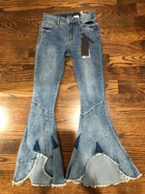 Funky Soul Flare Jeans Blue Size 26 Photo 0
