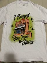 Disney Tower of Terror Graphic Tee White Size L Photo 0