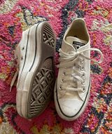 Converse White Low Top Platform Photo 0