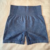 Aoxjox Vital Seamless Biker Shorts, contour High Waist Blue Photo 0