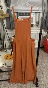 Sienna Sky Burnt Orange Jumpsuit Photo 0