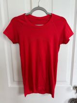 Lululemon Swiftly Tech Short Sleeve 2.0 Race Length Red Glow Photo 0