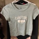 Brandy Melville Sage Green Crop Top Photo 0