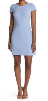 Eliza J Light Blue Shift Dress Photo 0