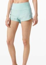 Lululemon RARE 🍋🍋 BLUE GLOW HIGHRISE SPEED UP 2.5” Photo 0