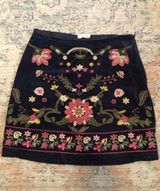 Francesca's Embroidered Skirt Photo 0