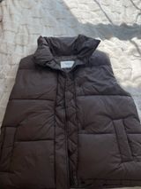 American Eagle  Brown Puffer Vest Photo 0