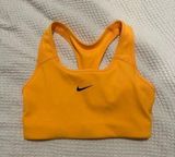 Nike Dri Fit XS Orange Women's Medium-Support 1-Piece Pad Sports Bra Photo 0