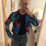 Love Highlight Colorful Moto Jacket Photo 0