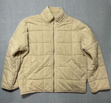 Forever 21 Quilted Oversized Jacket Size XS in Beige Photo 0