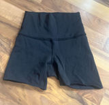 Lululemon self cut biker shorts black Photo 0