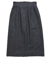 Last chance…Vintage Anne Klein Wool Skirt Gray Pencil Union Label USA 2 4 Photo 0
