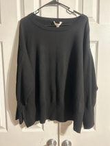 Terra & Sky  Black Sweater Photo 0