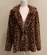 Melissa Paige  Cheetah Print Teddy Jacket Photo 0