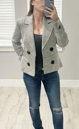 Etcetera Neutral Double Breasted Jacket  Photo 0
