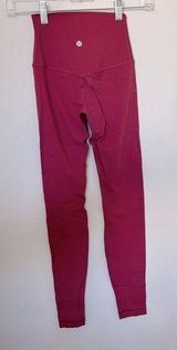 Lululemon EUC high waisted align leggings sz 0 in pomegranite Photo 0