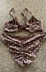 Blush Polka Dot Bikini Photo 0