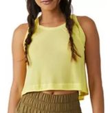 NWOT Free People Movement Keep Away Tank Yellow Size L Photo 0