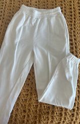 H&M Cream/White Joggers Photo 0