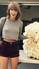 Brandy Melville Gray Cropped Sweater  Photo 0