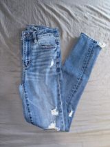 American Eagle Jeans Ripped Skinny High-Rise Photo 0