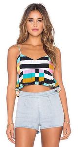 Mara Hoffman Flag Striped Crop Top Photo 0