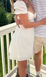 White Babydoll Dress Photo 0