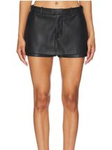 Revolve leather skort Photo 0