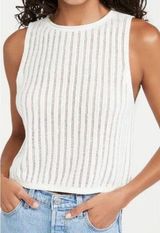 Alice + Olivia  Camera Crew Neck Relaxed Crop Tank Sz. XS Photo 0