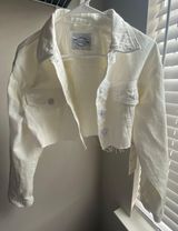 American Bazi White Denim Jacket 💞 Photo 0
