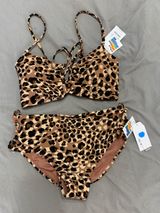 Time & Tru Leopard Print Bikini Photo 0