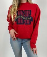 Vintage Nebraska Crewneck Embroidered Patch Photo 0