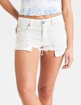 American Eagle Outfitters White Denim Shorts Photo 0