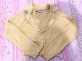 English Factory Yellow Cardigan Photo 0