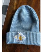 Carhartt Light Blue Beanie with Daisy Patch Photo 0