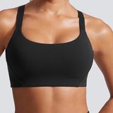 CRZ YOGA Butterlift Womens Racerback Padded Sports Bra, Size Medium, NWT Photo 0