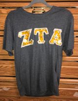 ZTA Letters Shirt Gray Size M Photo 0