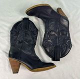 Very Volatile  Women Cowboy Boots Size 10 Grey Vegan Leather Western Round Toe Photo 0