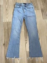 Scotch & Soda High Rise Ankle Kick Flare Jeans Medium Wash Stretch Denim size 27 Photo 0