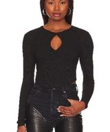 Revolve Black Key Hole Long Sleeve Photo 0