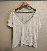 Good American  Gray V-Neck Size 5/Large Photo 0