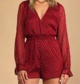 Lulu’s long sleeved romper NWT Photo 0
