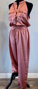 Rose Gold Pantsuit Pink Size L Photo 0