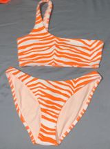 Zebra One Shoulder Bikini Photo 0